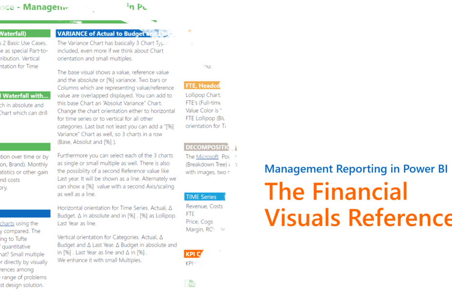 The Financial Visuals Reference - ManagementThe Financial Visuals Reference - Management Reporting in Power BI Reporting in Power BI
